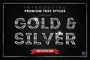 Gold & Silver #3 - 15 Text Styles, a Layer Style Add-On by Jonas Stensgaard (Thumbnail 10 of 18)