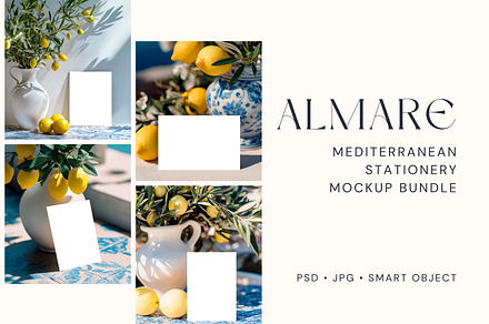 Mediterranean Wedding Mockup Bundle