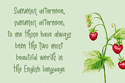 Strawberry Garden Sans, a Handwritten Font by Beck McCormick (Thumbnail 2 of 10)