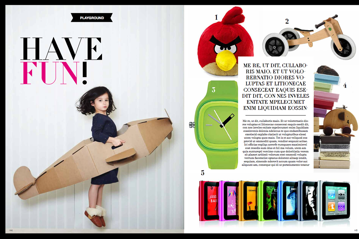 Fashion magazine template, a Magazine Template by Cristian Villegas Studio (Photo 16 of 20)
