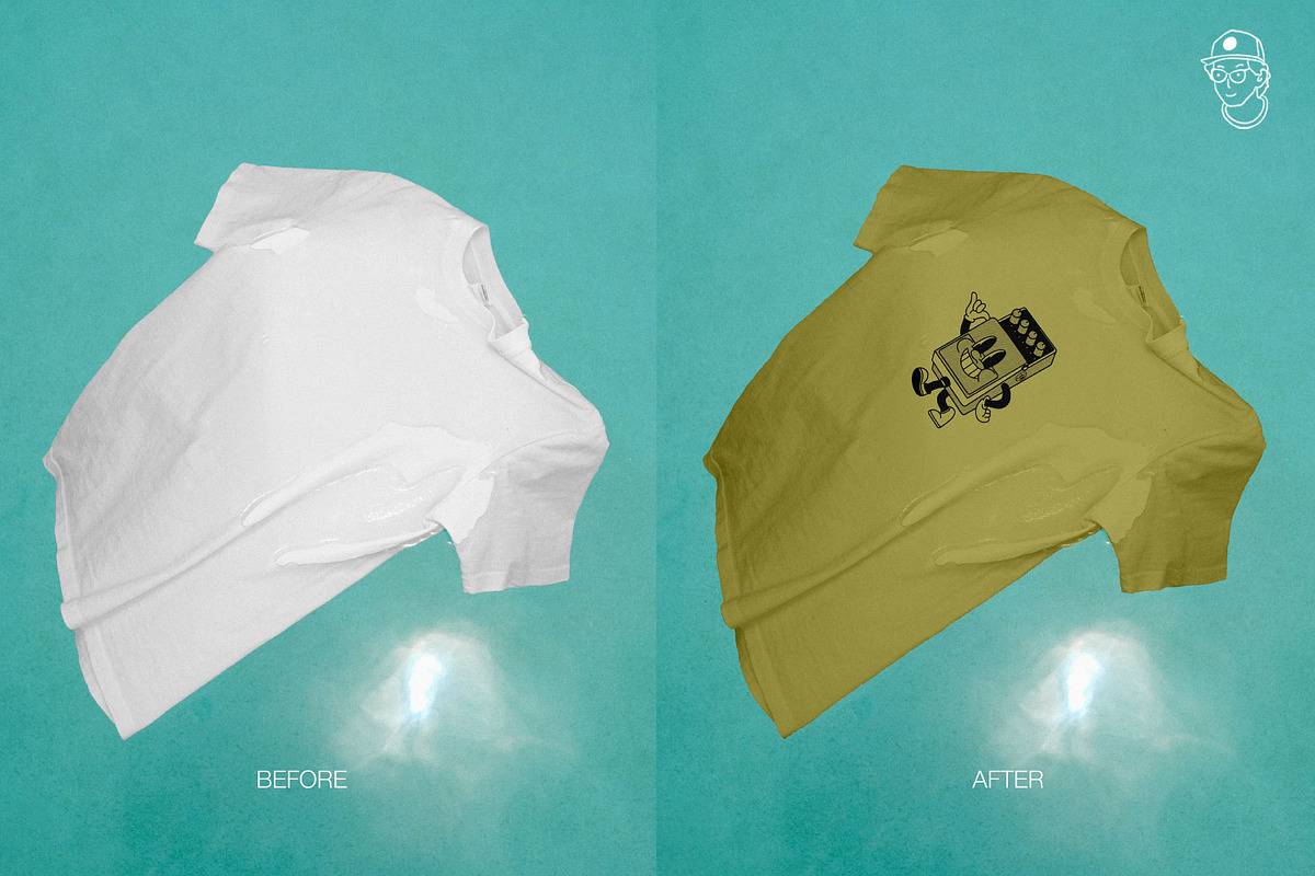 ESSENTIALS T-SHIRT MOCKUPS BRAND, a Shirt Mockup by made_by_nope (Photo 2 of 10)