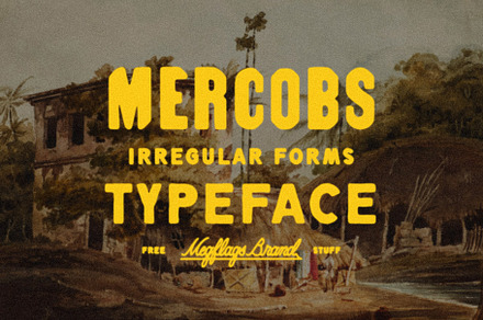 Mercobs, a Sans Serif Font by Megflags