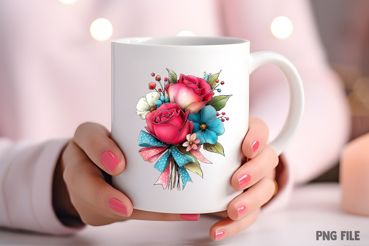 Romantic Roses Valentine's Day Png, an Illustration by Craft Nest (Photo 8 of 11)