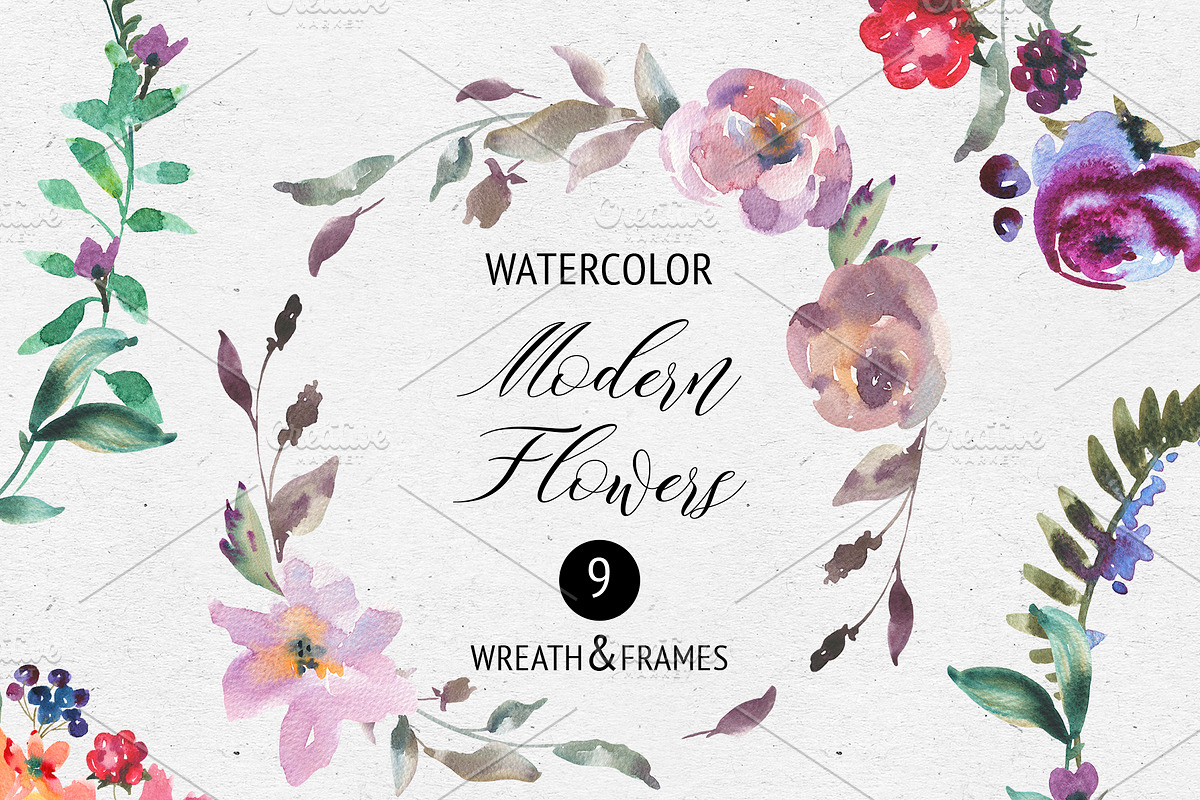 Modern Summer Flowers, an Illustration by Belusuab (Photo 5 of 14)