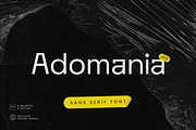 Adomania | Sans Serif Font, a Sans Serif Font by Obscure Shop (Thumbnail 1 of 9)