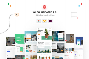 Wiloa - Landing Page UI Kit