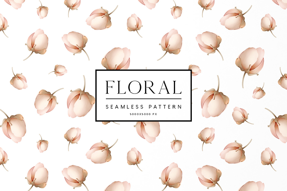 Peonies | Seamless pattern, a Pattern Graphic by Karma (Photo 11 of 15)