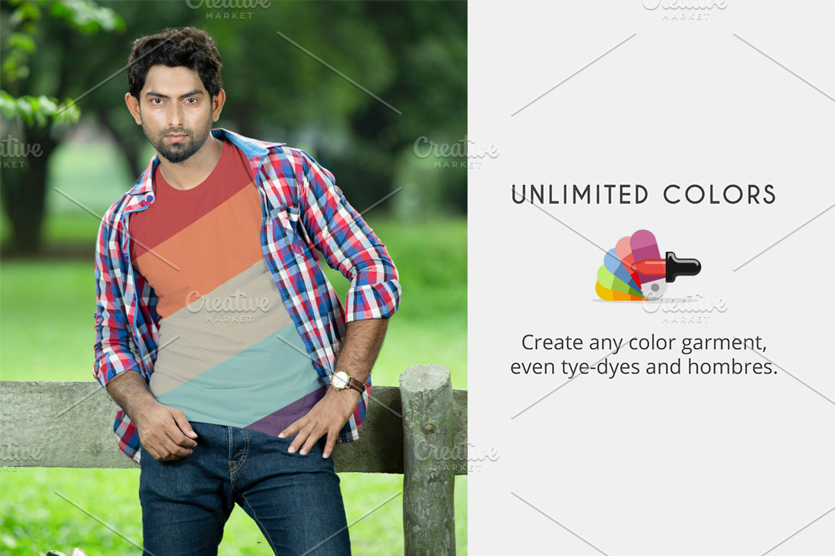 Mens T-shirt Mockups Vol: 4, a Shirt Mockup by DESIGNAVO (Photo 3 of 4)