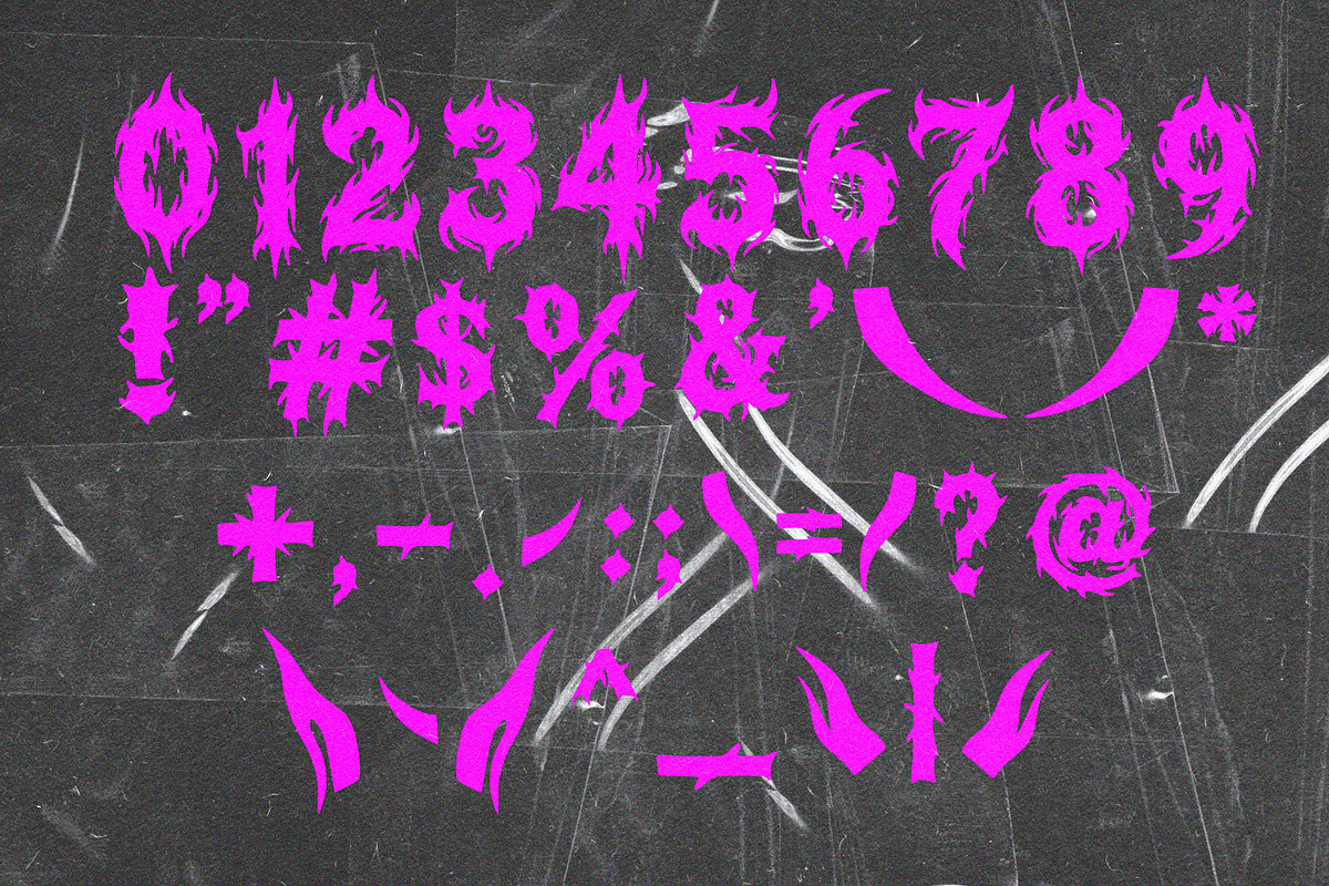 AEGON SHADOW — Black Metal Font, a Blackletter Font by Enxyclo Studio (Photo 14 of 15)