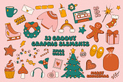 Merry Groovy Christmas Collection, a Seasonal Illustration by Alla's Creations (Thumbnail 2 of 13)