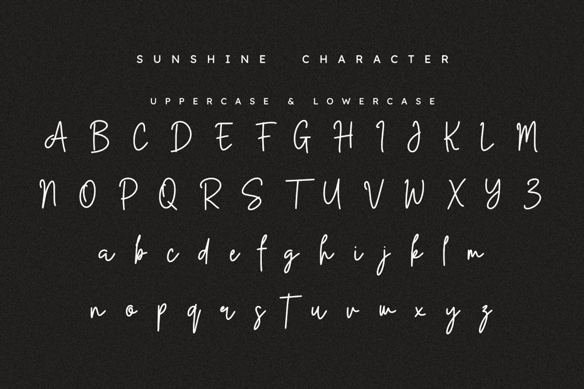 Sunshine | Natural Signature Script, a Script Font by Masyafi Studio (Photo 5 of 8)