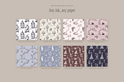 Toile & Vignette Seamless Patterns, a Pattern Graphic by The October Creative (Thumbnail 7 of 12)