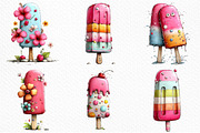 Whimsical Cold Summer Beach Ice Pop, an Illustration by Craft Nest (Thumbnail 4 of 9)