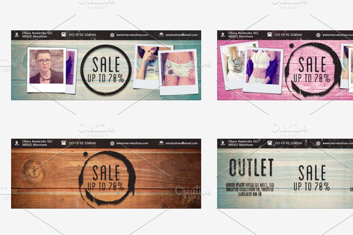 SALE Facebook Timeline Covers, a Social Media Template by cDDesign (Photo 2 of 2)
