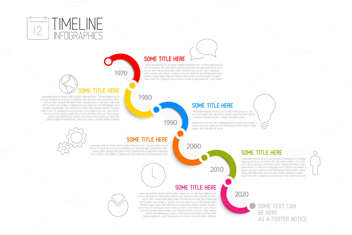 Infographic Timeline Bundle, a Presentation Template by Orson (Photo 6 of 9)