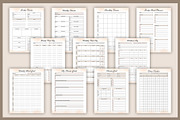 Planner Bundle Templates / CANVA, a Stationery Template by DesignByStore (Thumbnail 2 of 3)