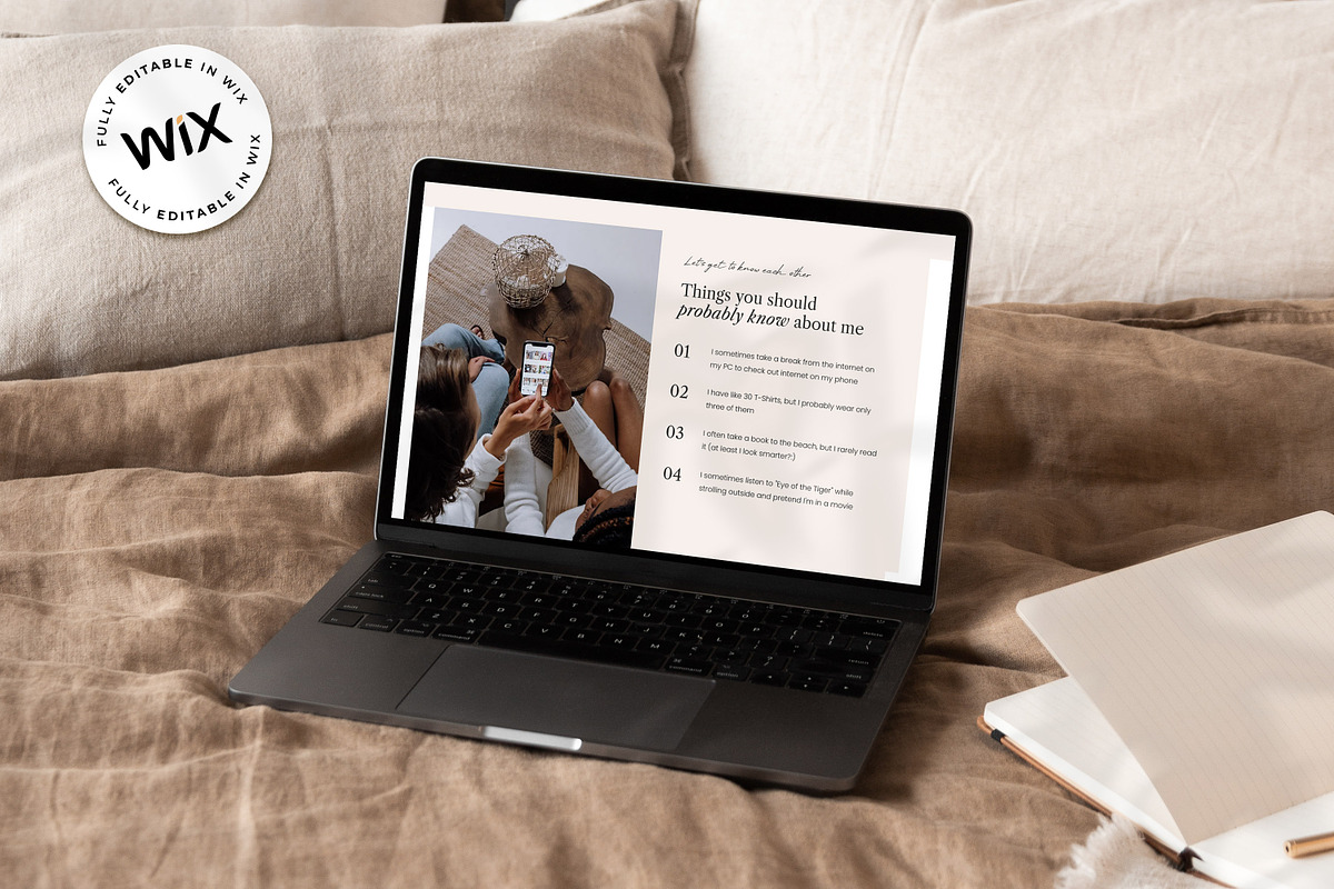 Sarah Social - WIX Website Template, a Wix Template by AndrewPixel (Photo 9 of 9)