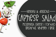 Caprese Handwritten Font, a Handwritten Font by Sabrina Schleiger Design (Thumbnail 3 of 3)