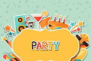 Party backgrounds., a Card Template by incomible (Thumbnail 2 of 3)