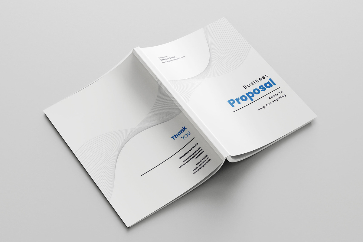 Business Proposal Template, Brochure, a Brochure Template by Niofix (Photo 6 of 6)