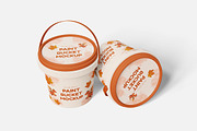 Industrial Paint Bucket Mockup PSD, an Advertising Mockup by Indah (Thumbnail 4 of 6)