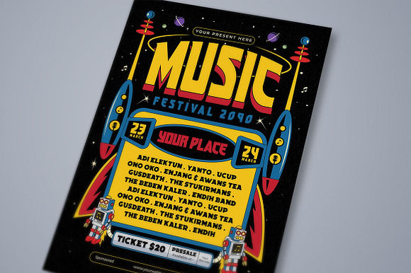 Music Festival Flyer Template
