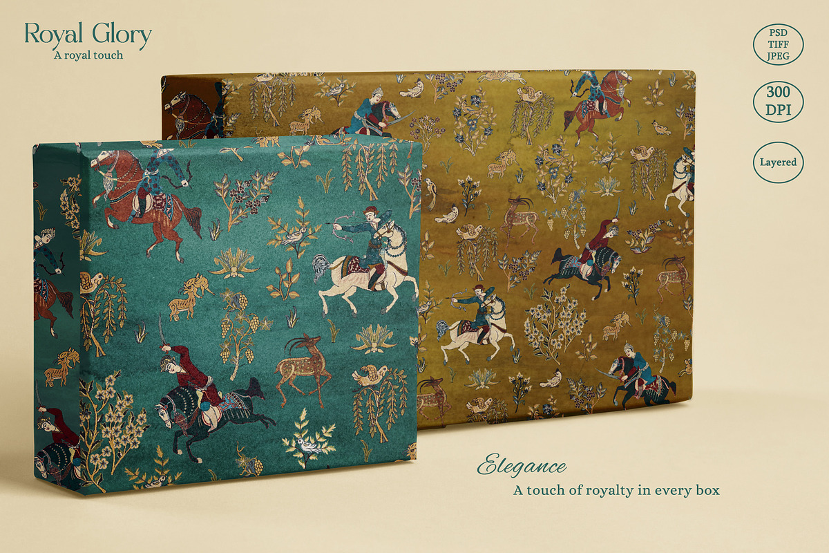 Royal Glory Prints & Patterns, a Pattern Graphic by GND ART STUDIO (Photo 5 of 8)