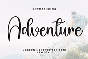 Adventure | Script Font, a Handwritten Font by Scratchones (Thumbnail 1 of 8)