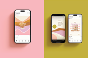 Sunset Series: Instagram Bundle, a Social Media Template by Brighten Made (Thumbnail 3 of 6)