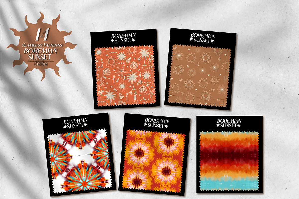 Bohemian Sunset, a Pattern Graphic by MSNTY STUDIOX (Photo 5 of 24)