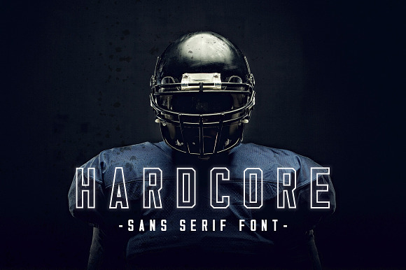 Hardcore | Three Weight Font Family preview 5
