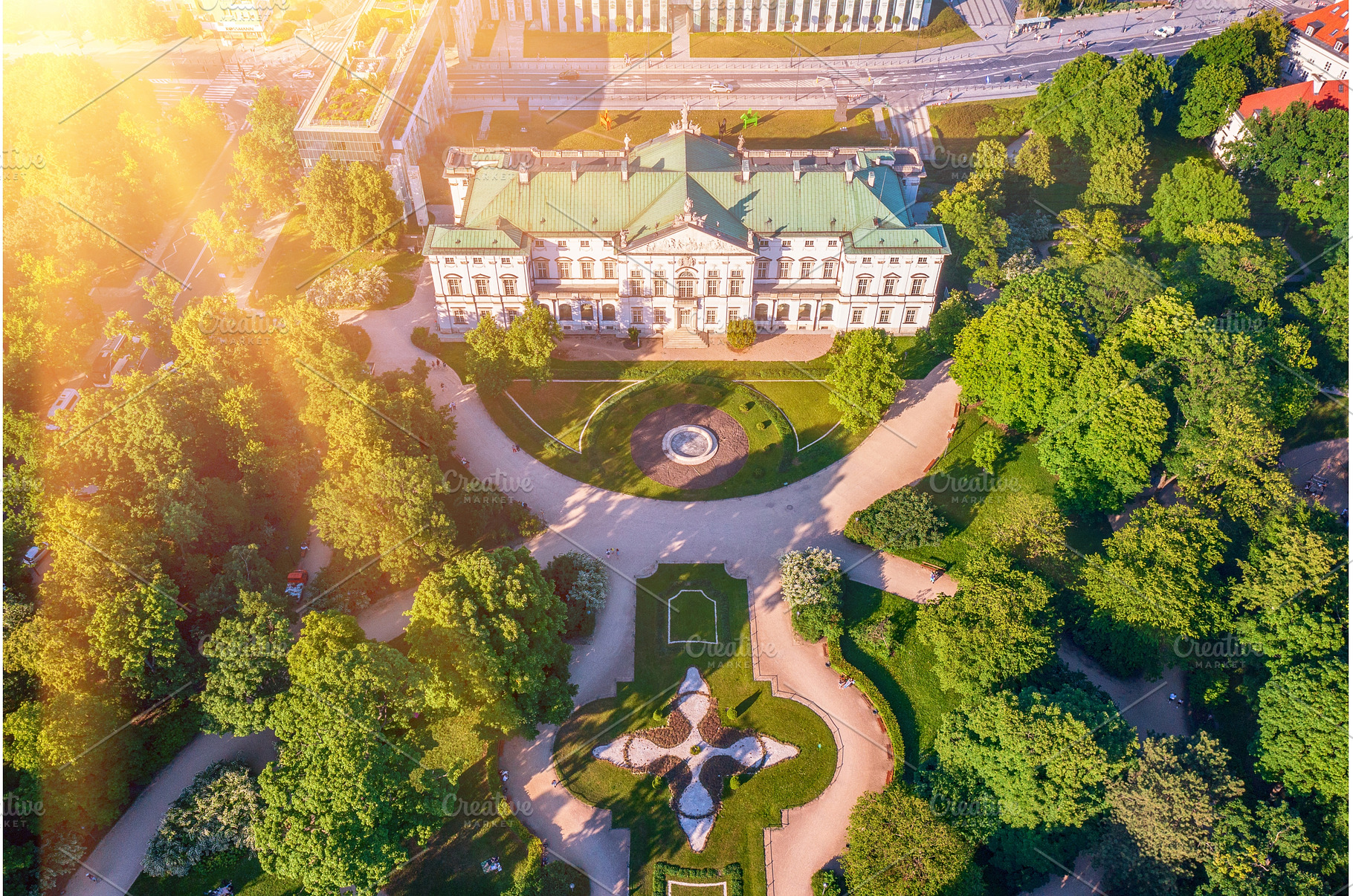 Krasinski Palace and National, an Architecture Photo by Nature and travel