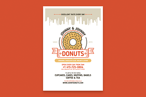 Donuts Poster Template