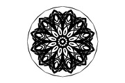 Black and White Mandala Patterns Set, a Decorative Illustration by NJ Himel (Thumbnail 63 of 101)