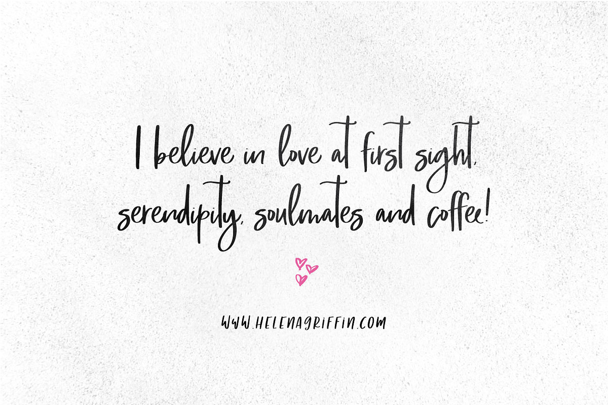 Kind Letters font duo preview 2