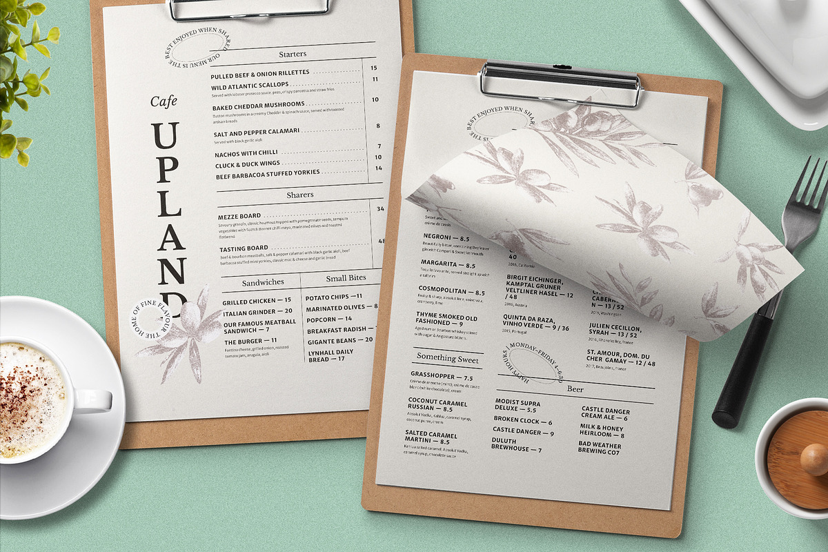 Rustic Restaurant Menu, a Brochure Template by BigWeek (Photo 1 of 4)