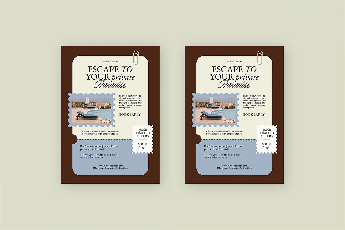 Maison Calista - Flyer, a Flyer Template by StreaksideStd (Photo 2 of 3)