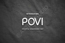 Povi | Modern Luxury Serif Typeface