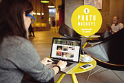 iPad & Macbook 9 photo mockups, an iPad Mockup by show it better (Thumbnail 1 of 5)