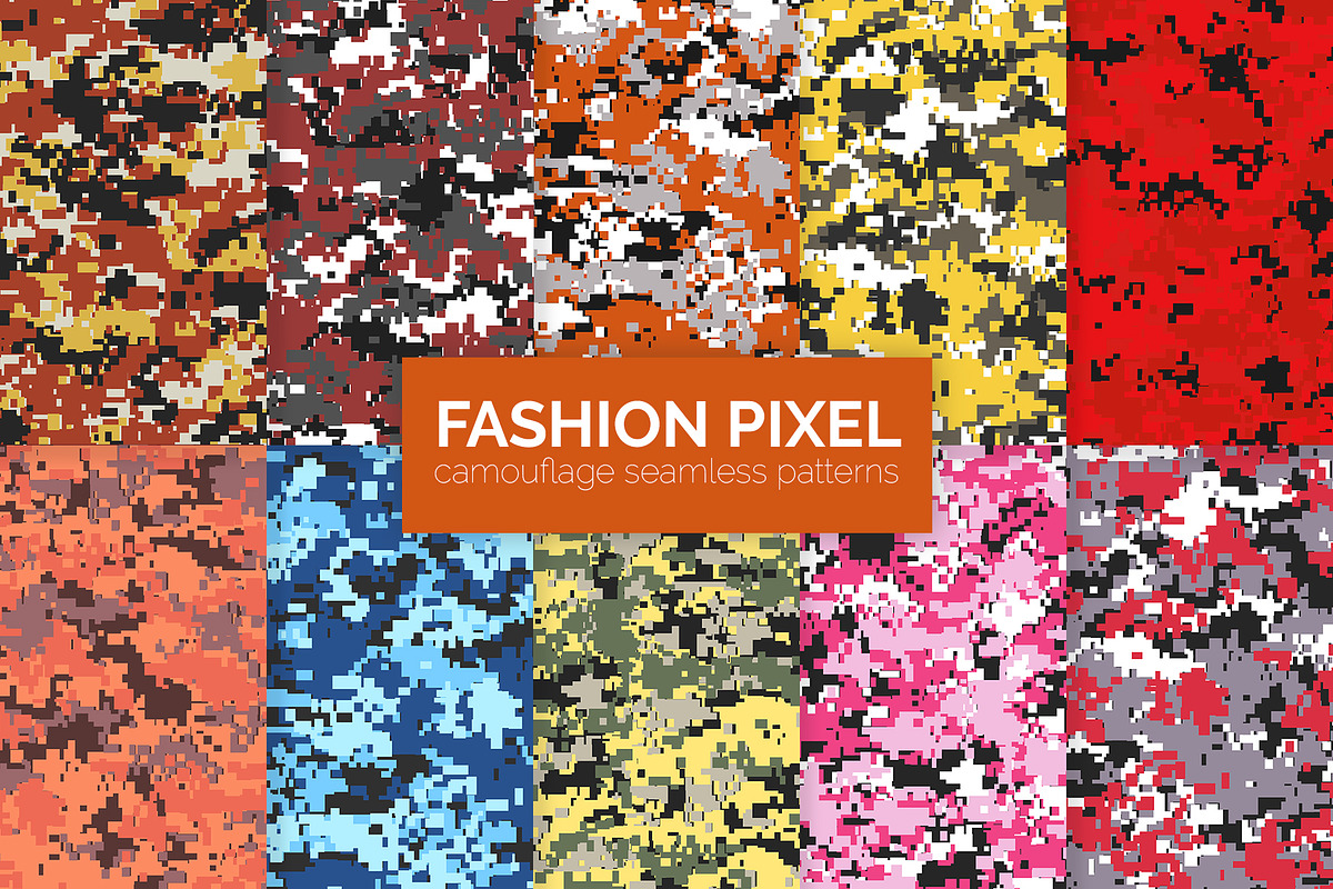 240 Camouflage Patterns Bundle, a Pattern Graphic by 3Y_Design (Photo 26 of 26)