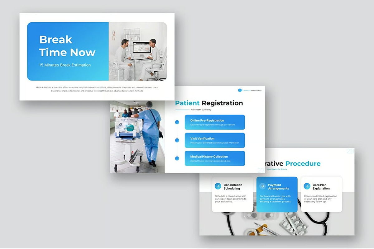Medical Clinic Powerpoint Templates, a Presentation Template by Fit-tee (Photo 9 of 11)