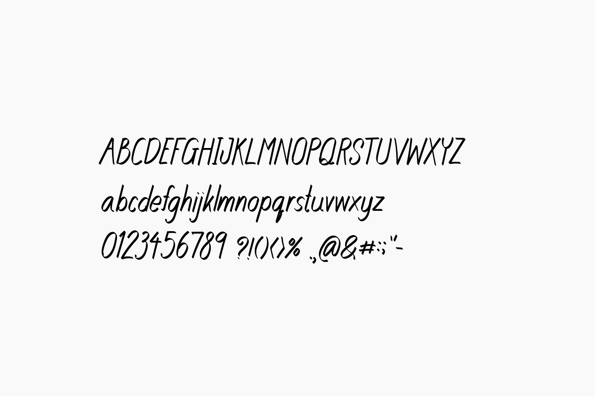 Upper Pen, a Script Font by TKDoodle (Photo 6 of 8)
