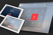 Tbalet Flat UI kit, an UI Kit Template by Alireza Farzad (Thumbnail 3 of 8)