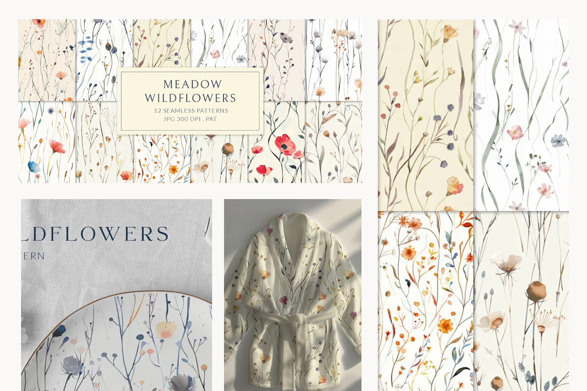 700+ Seamless Patterns Bundle, a Pattern Graphic by Olya Creative (Photo 49 of 56)
