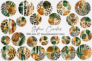 Safari Circles Clip Art, an Illustration by Designworld (Thumbnail 1 of 5)