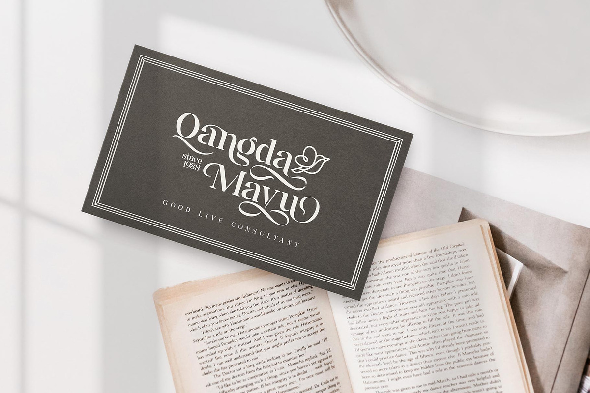 Vangba Typeface, a Serif Font by alit design (Photo 2 of 16)