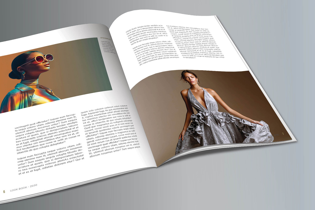 Lookbook Template, Fashion Editorial, a Brochure Template by R-studio (Photo 4 of 9)
