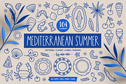Mediterranean Summer Kit, a Food Illustration by miumiu (Thumbnail 1 of 15)