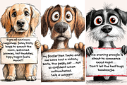 Woof, Wags and Witty Remarks, an Animal Illustration by PrintHaven Designs (Thumbnail 9 of 10)