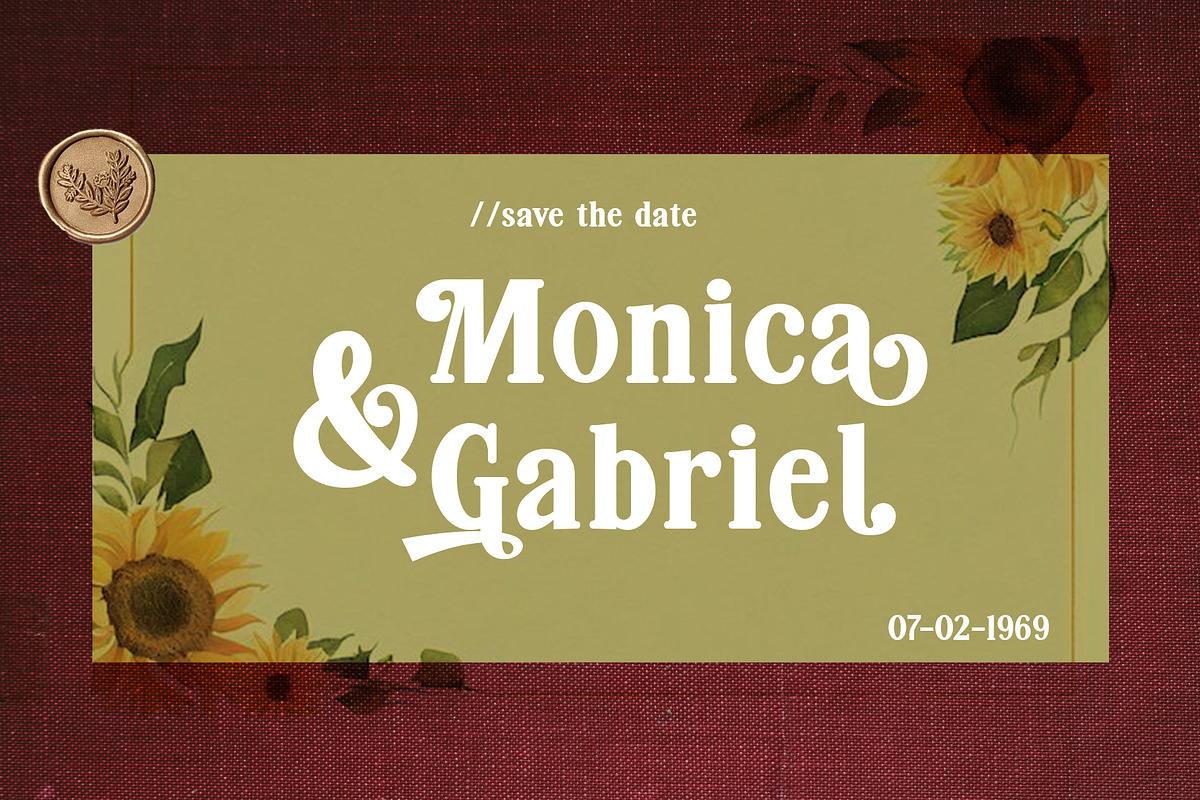 Calico Countess Font, a Serif Font by Aldiwangsadipa (Photo 2 of 12)